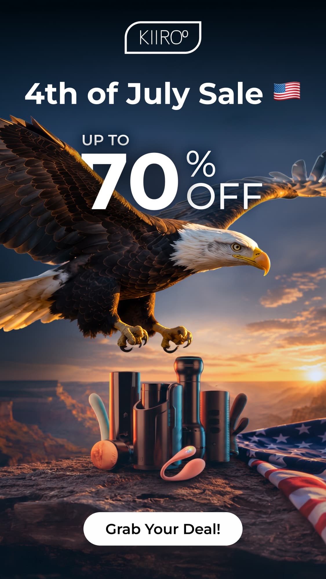 Kiiroo 4th of July Offer