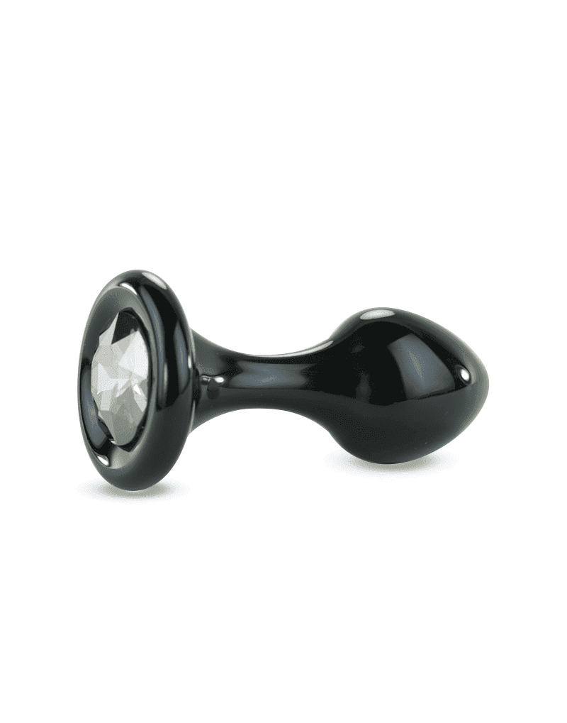 Black-Glass Anal Plug