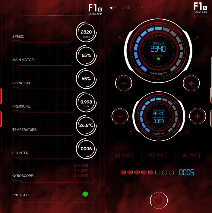 f1s app interface