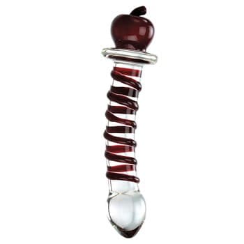 eve's twisted glass dildo