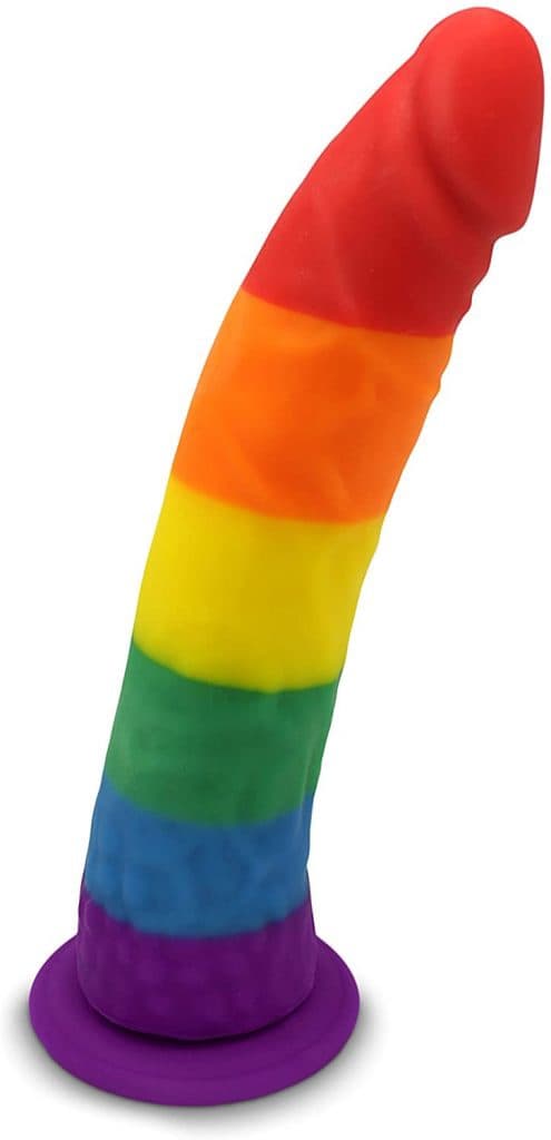 pride rainbow dildo