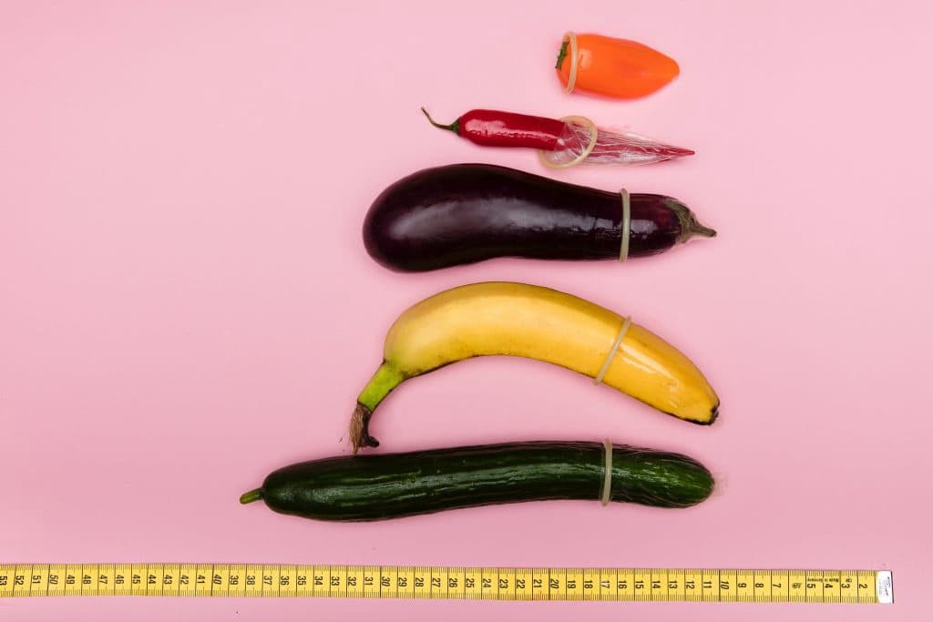 different penis sizes