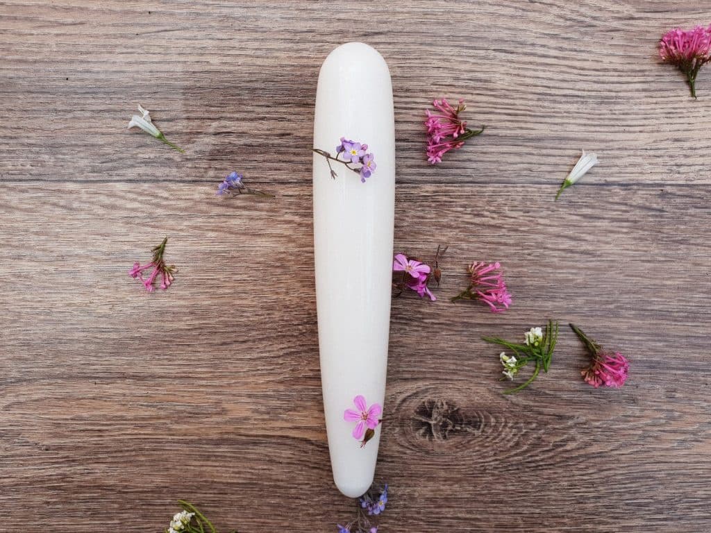 white jasper dildo