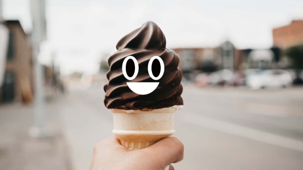 poop fetish ice cream looks like poop